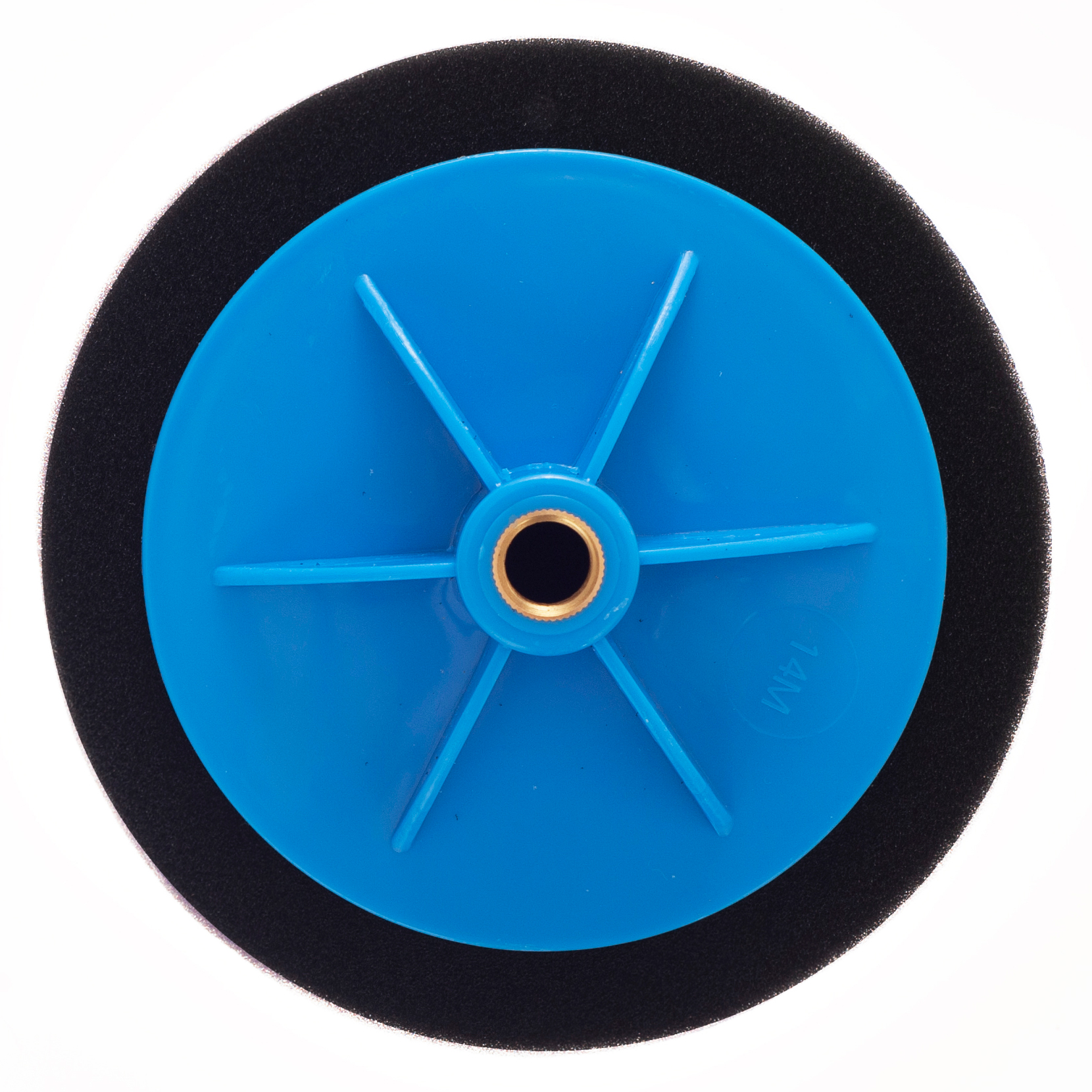 Měkká lešticí houba M14, černá, 150 × 45 mm