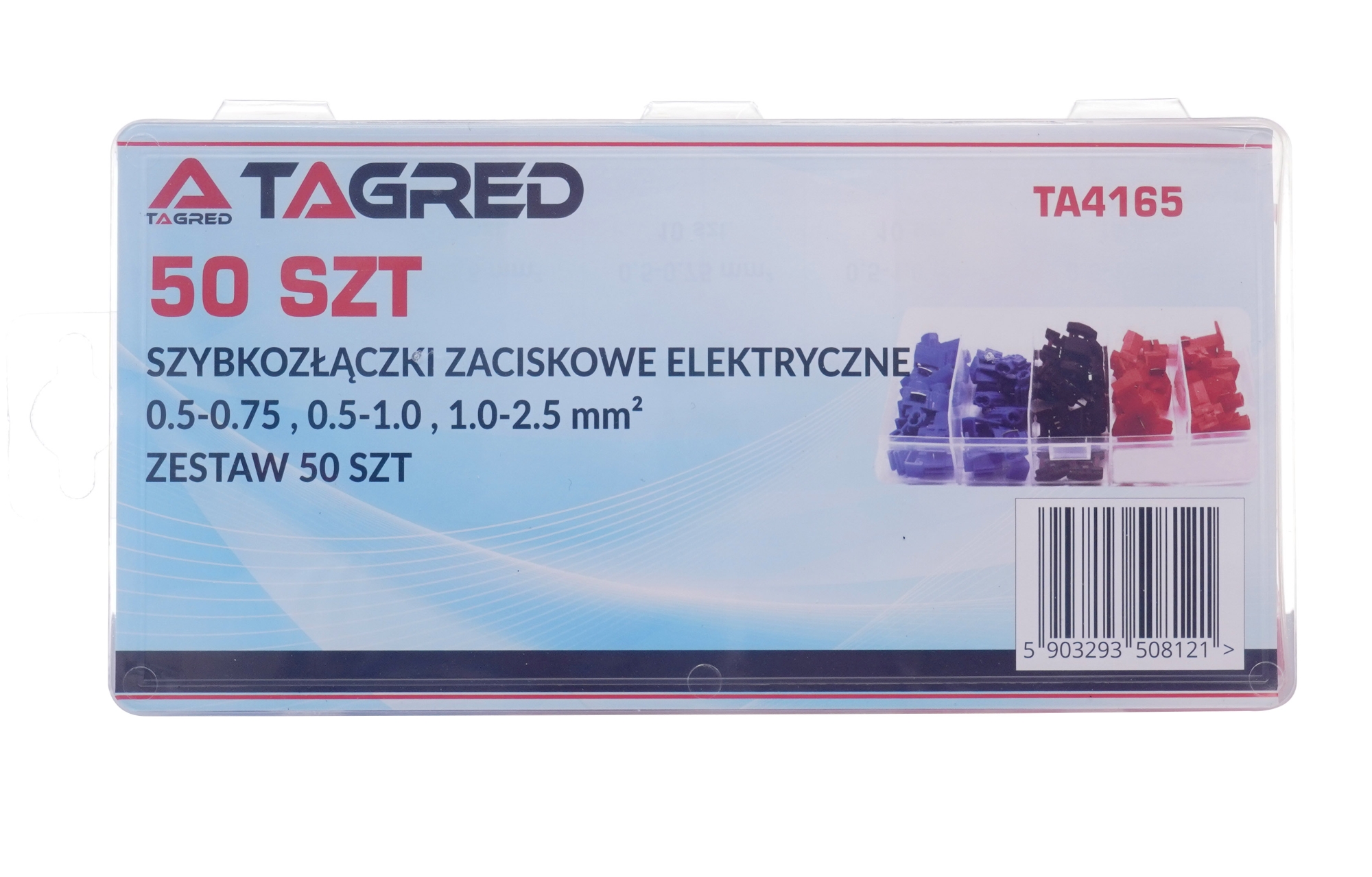 Automobilové elektrické rychlospojky 0,5 – 2,5 mm2, 50 ks