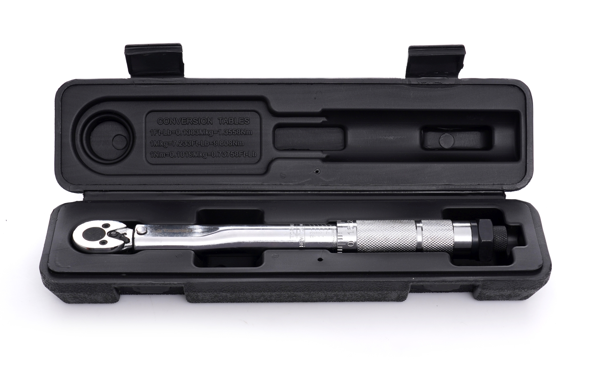 Momentový klíč 1/4" 5 – 25 Nm s aretací a kalibračním certifikátem