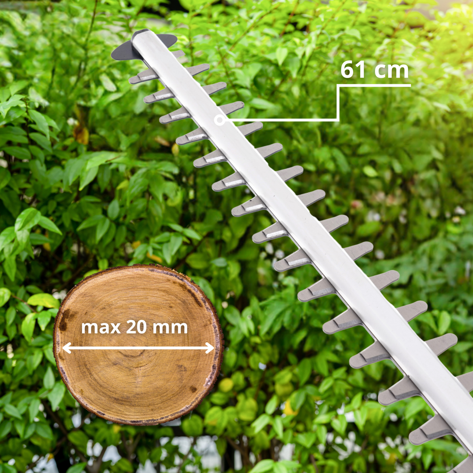 Elektrické otočné nůžky na živý plot TAGRED 1800 W, délka lišty 61 cm