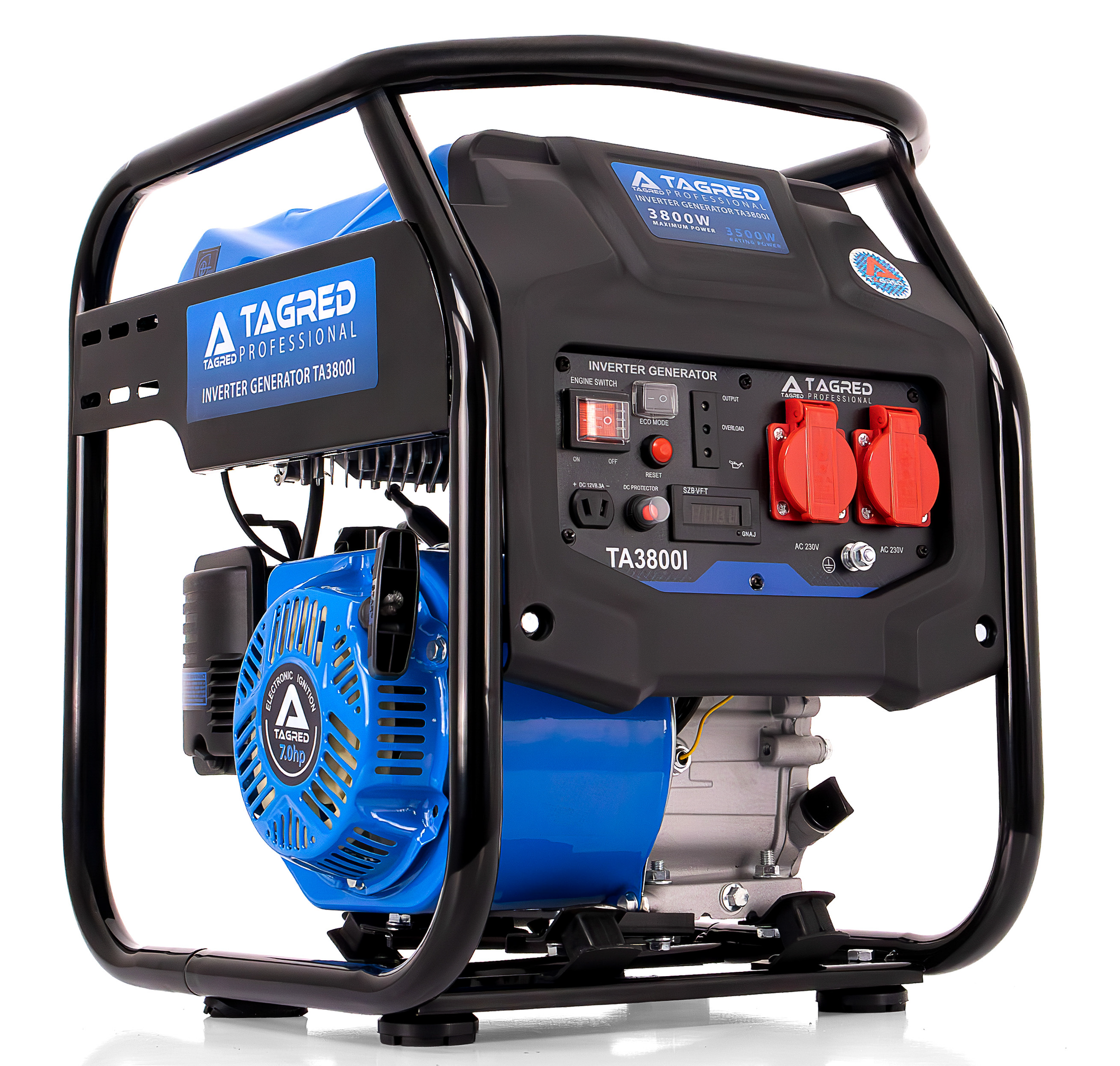 Invertorový generátor TAGRED 3800 W, 230 V, 7 HP