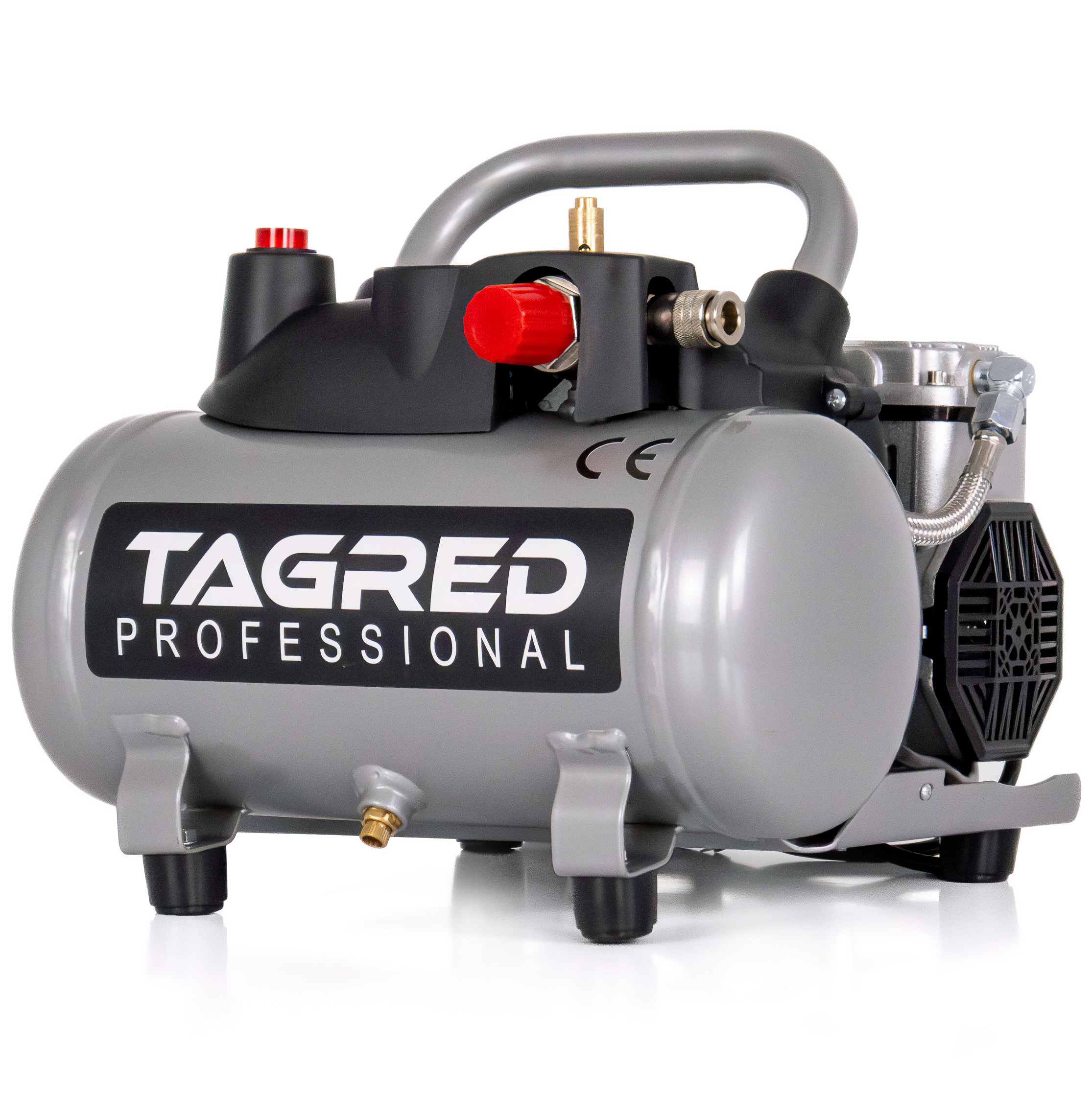 Bezolejový dvoupístový kompresor TAGRED Pro 6 l, 1100 W