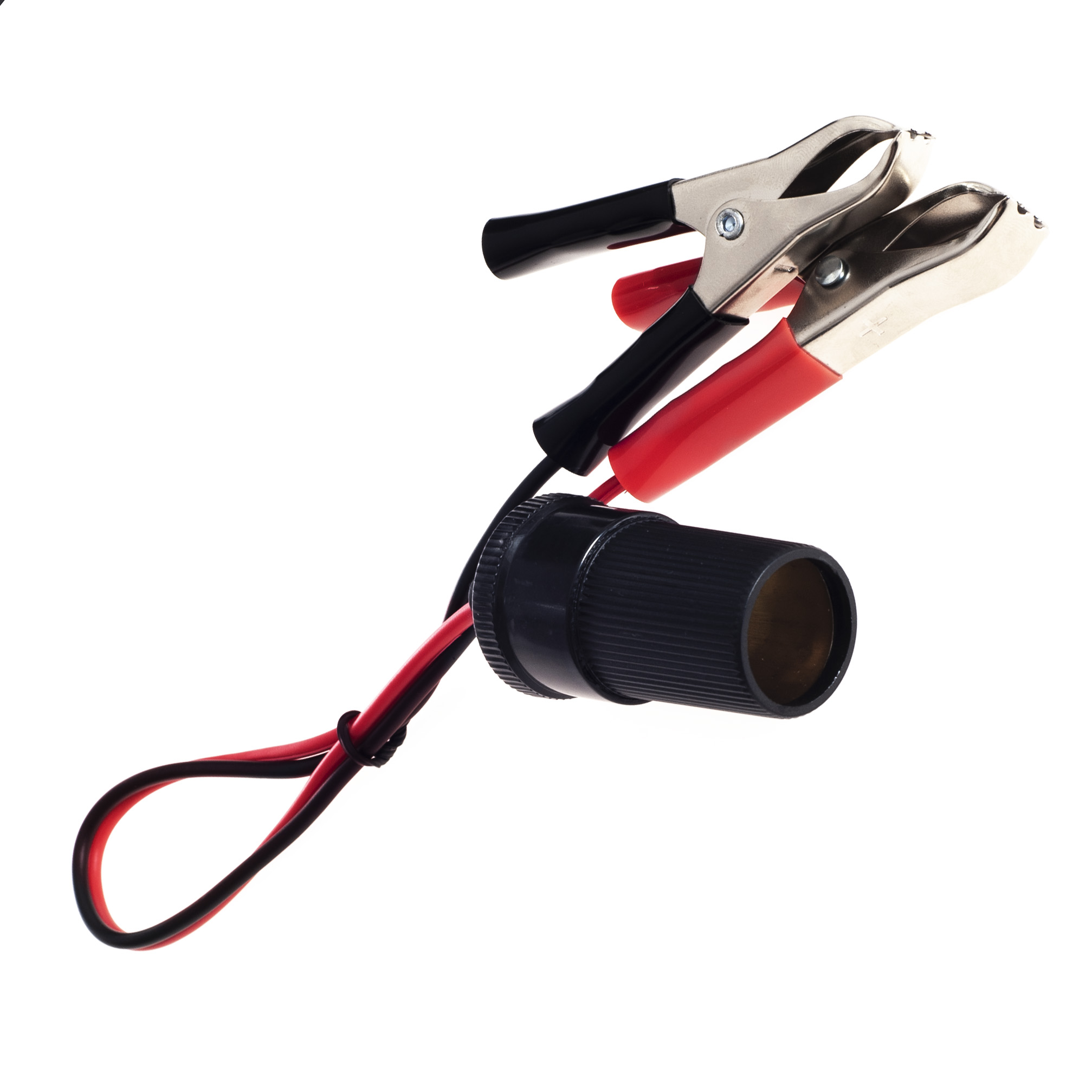 Adaptér z autobaterie na 12 V zásuvku s krokosvorkami