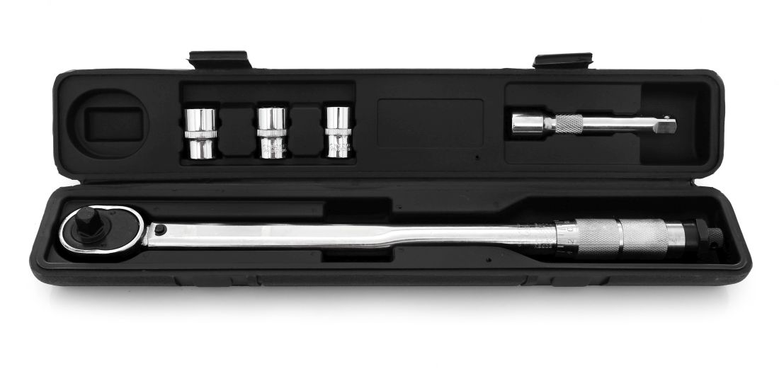 Momentový klíč 1/2" 28 – 210 Nm s hlavicemi 17,19 a 21 mm