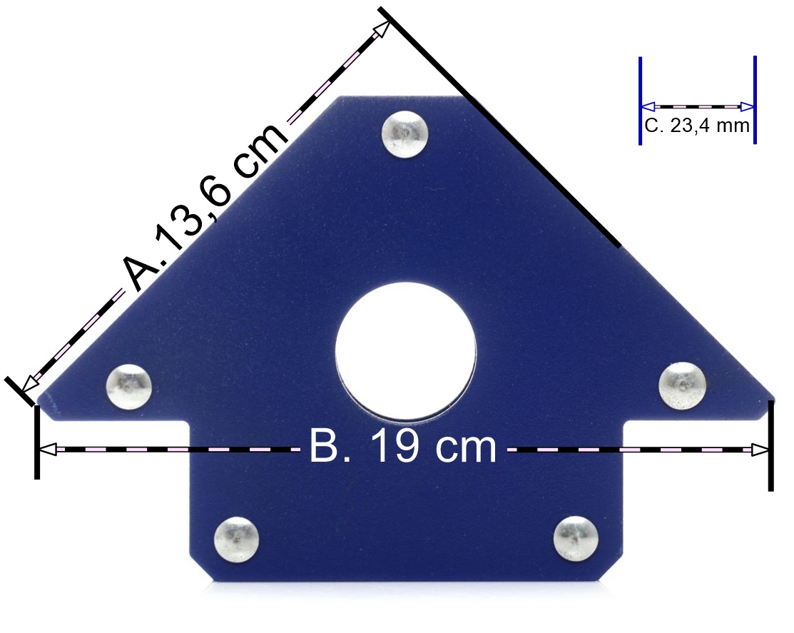 Magnetický úhel s nosností až 34,5 kg