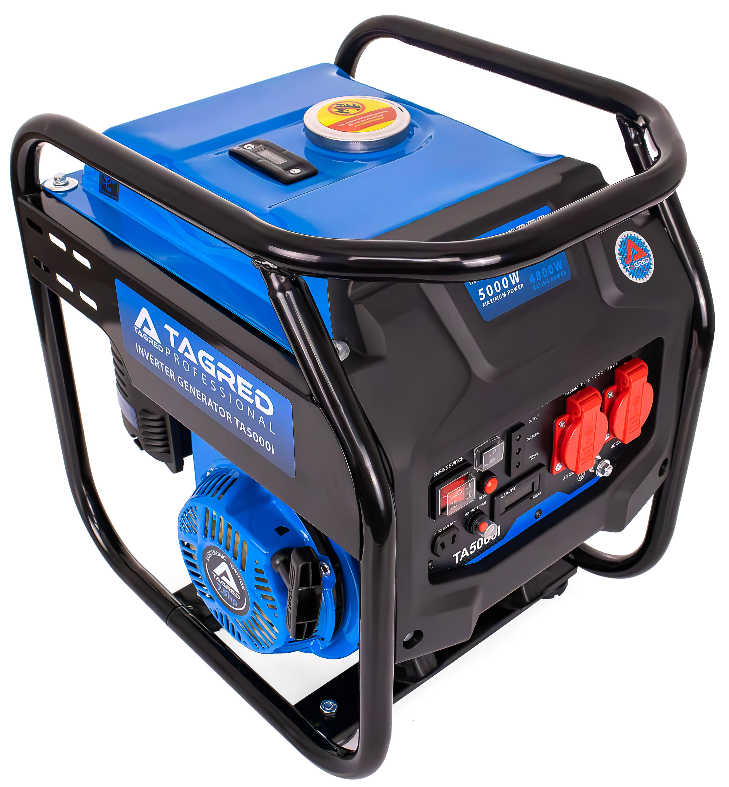Invertorový benzínový generátor TAGRED 5000 W, 230 V