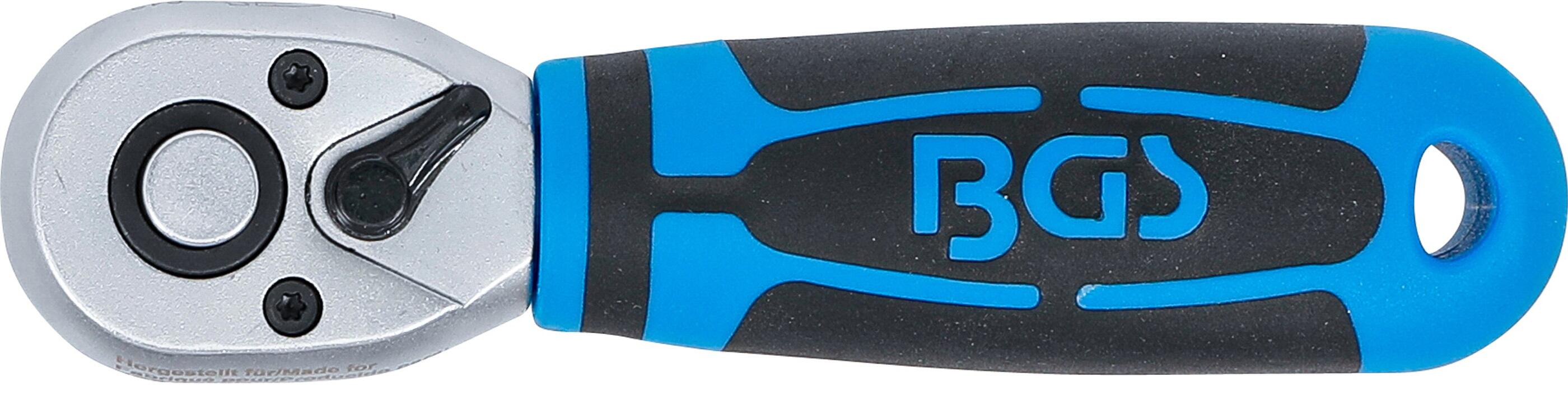 Ráčna 3/8", s přepínací páčkou, délka 135 mm - BGS 643