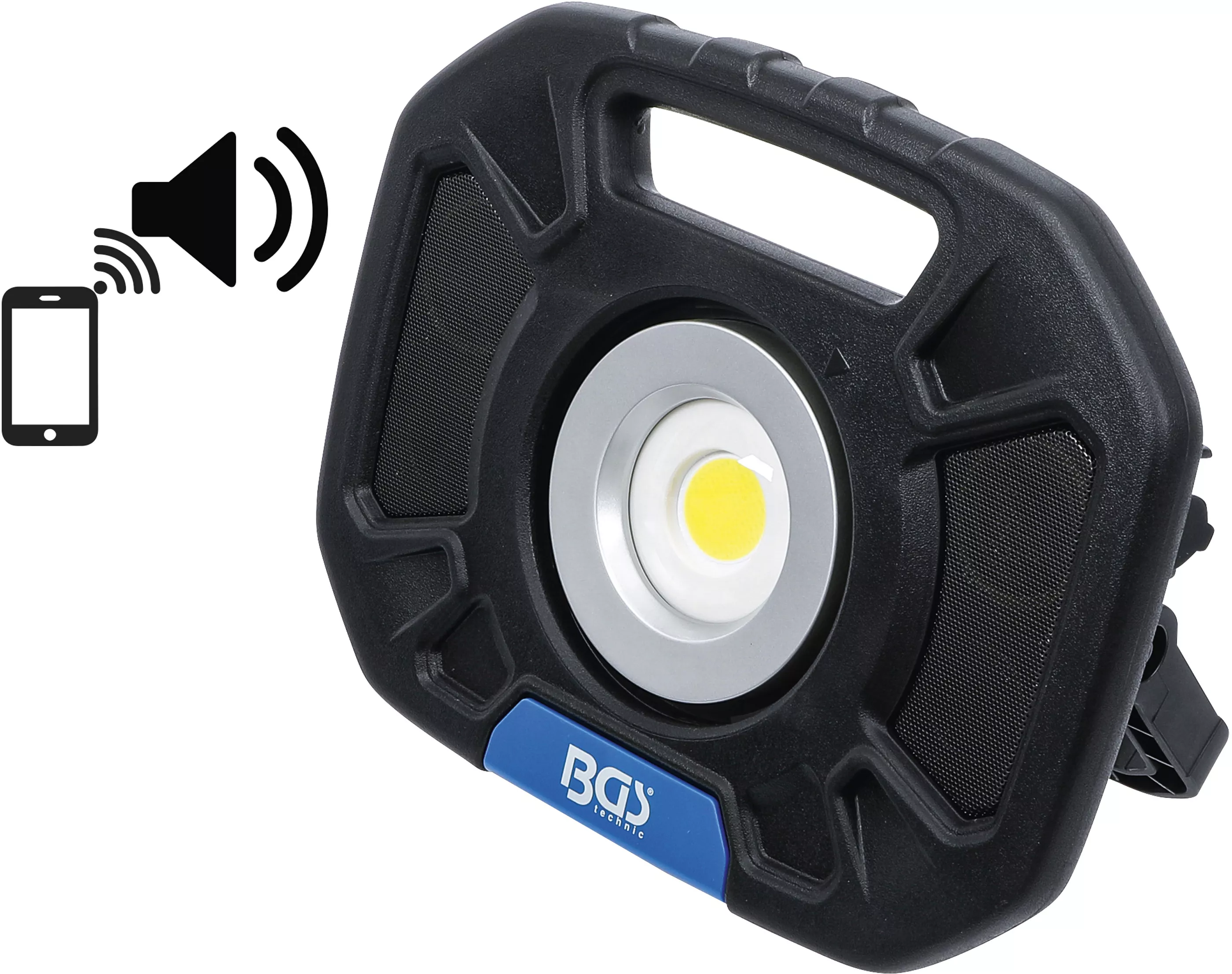 BGS Technic BGS 85332 Pracovní COB LED svítilna 40 W a integrovanými reproduktory