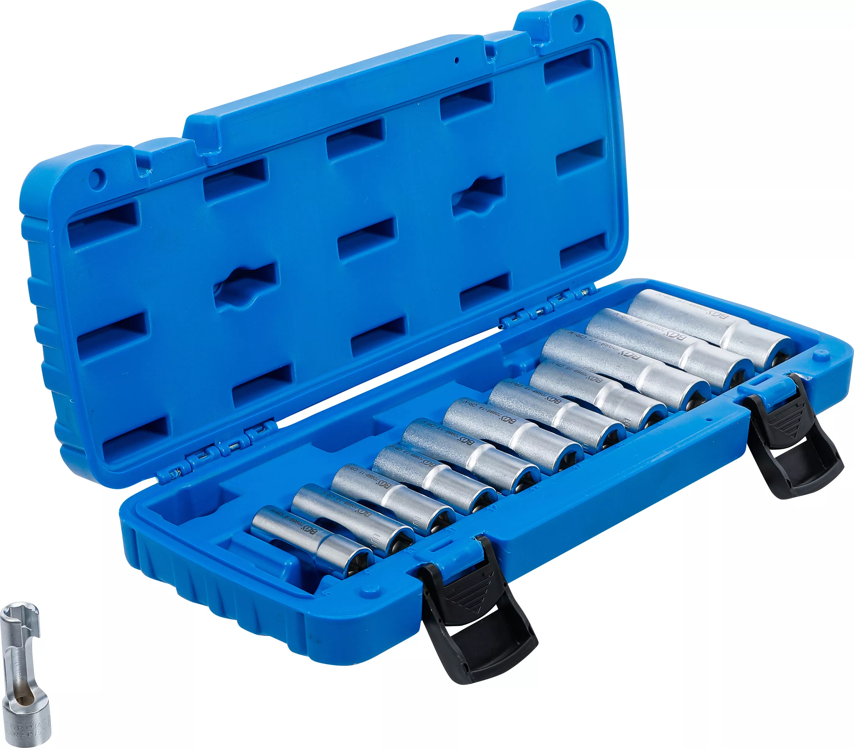 BGS Technic BGS 70988 Sada speciálních nástrčných hlavic, drážkované 10 mm (3/8") | 8 - 19