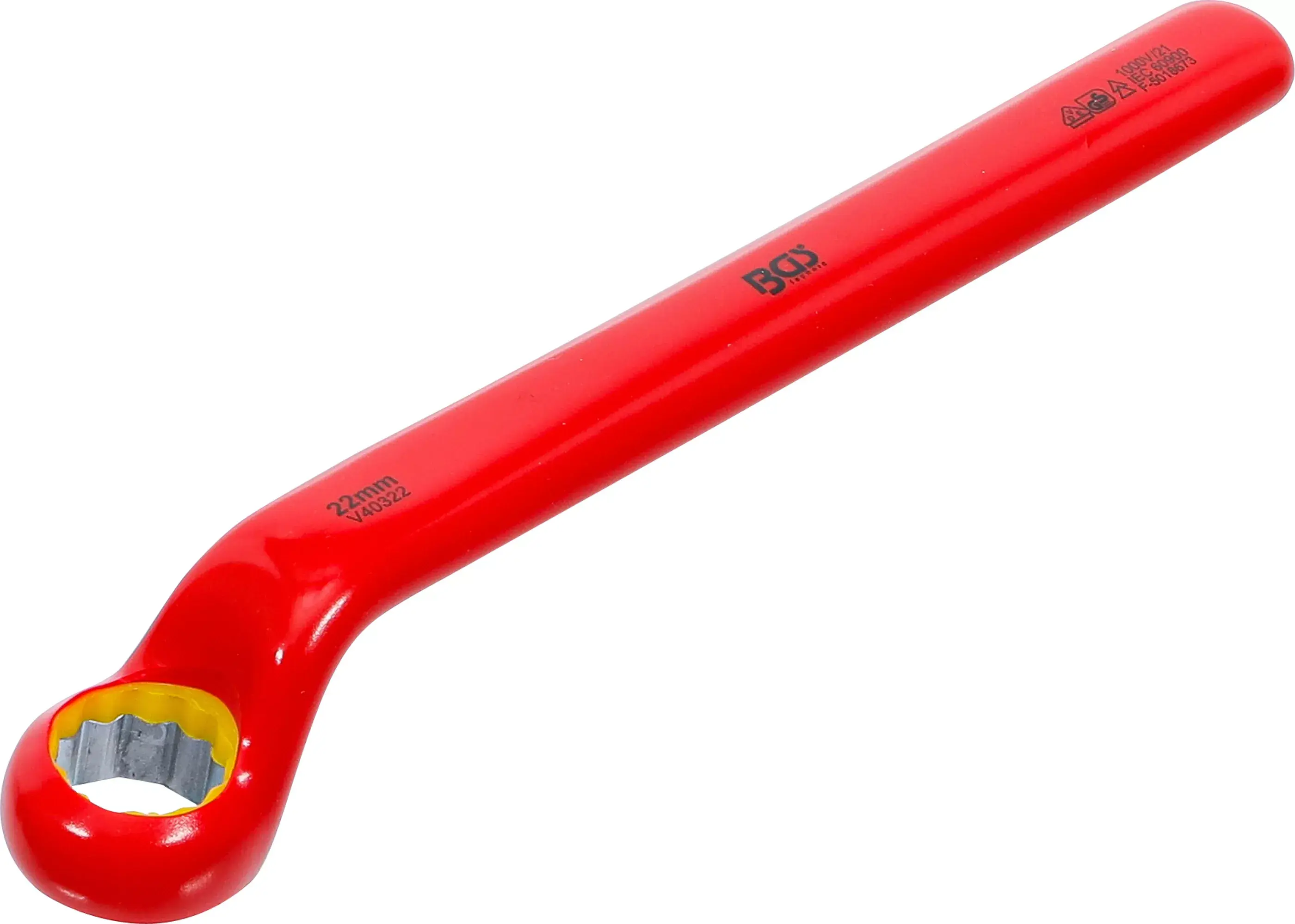 BGS technic Jednokotoučový klíč VDE  hluboké odsazení  22 mm (BGS1072022)
