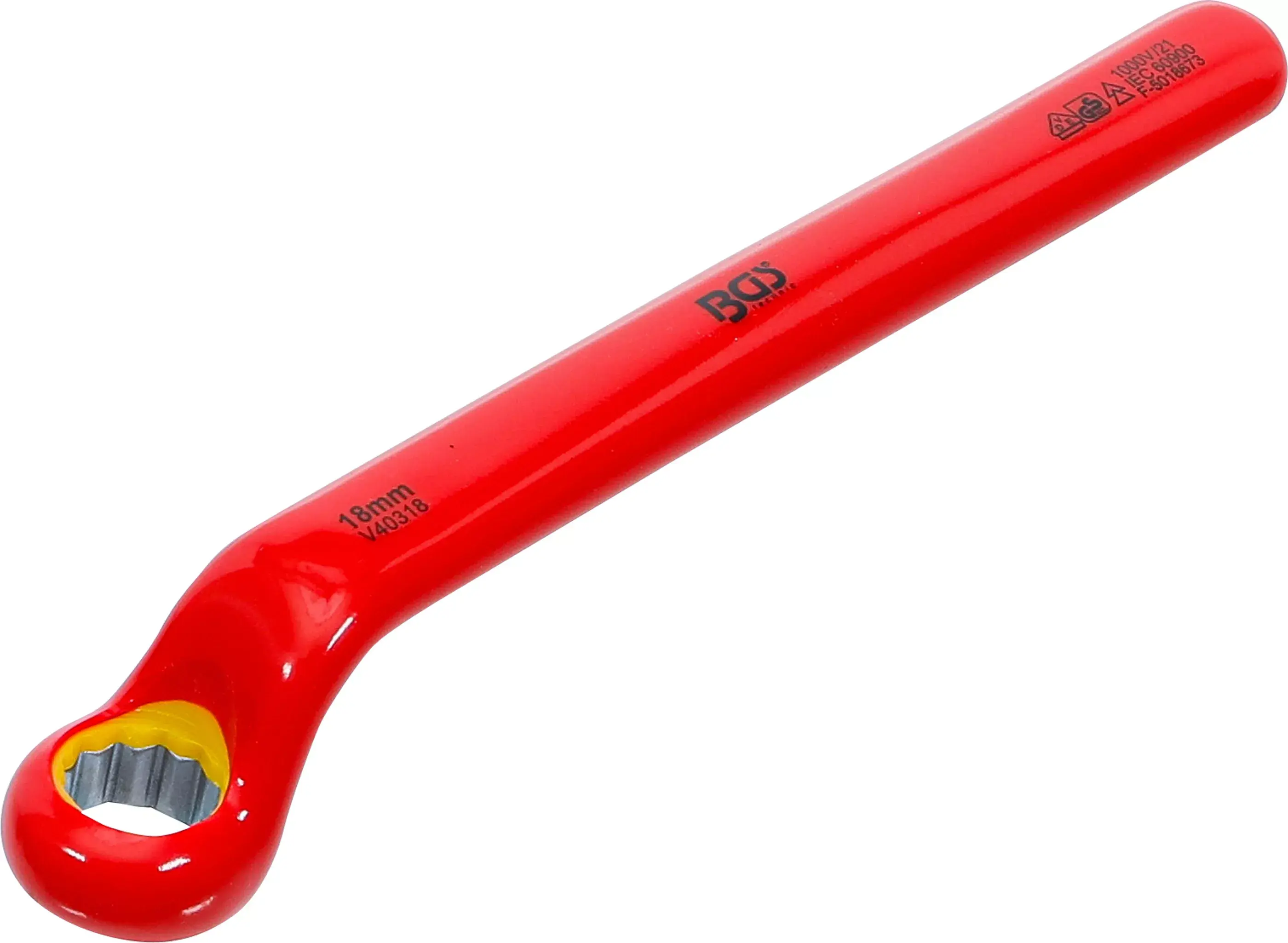 BGS technic Jednokotoučový klíč VDE  hluboké odsazení  18 mm (BGS1072018)