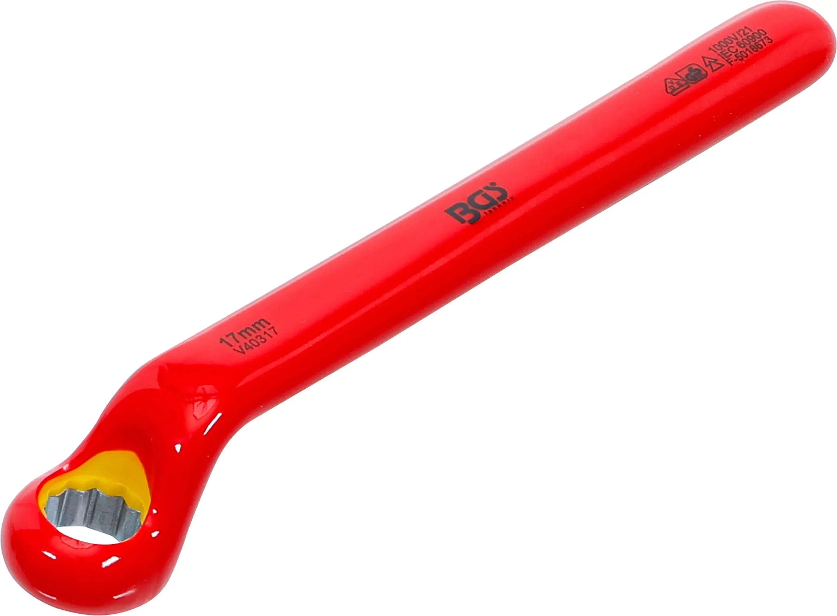 BGS technic Jednokotoučový klíč VDE  hluboké odsazení  17 mm (BGS1072017)