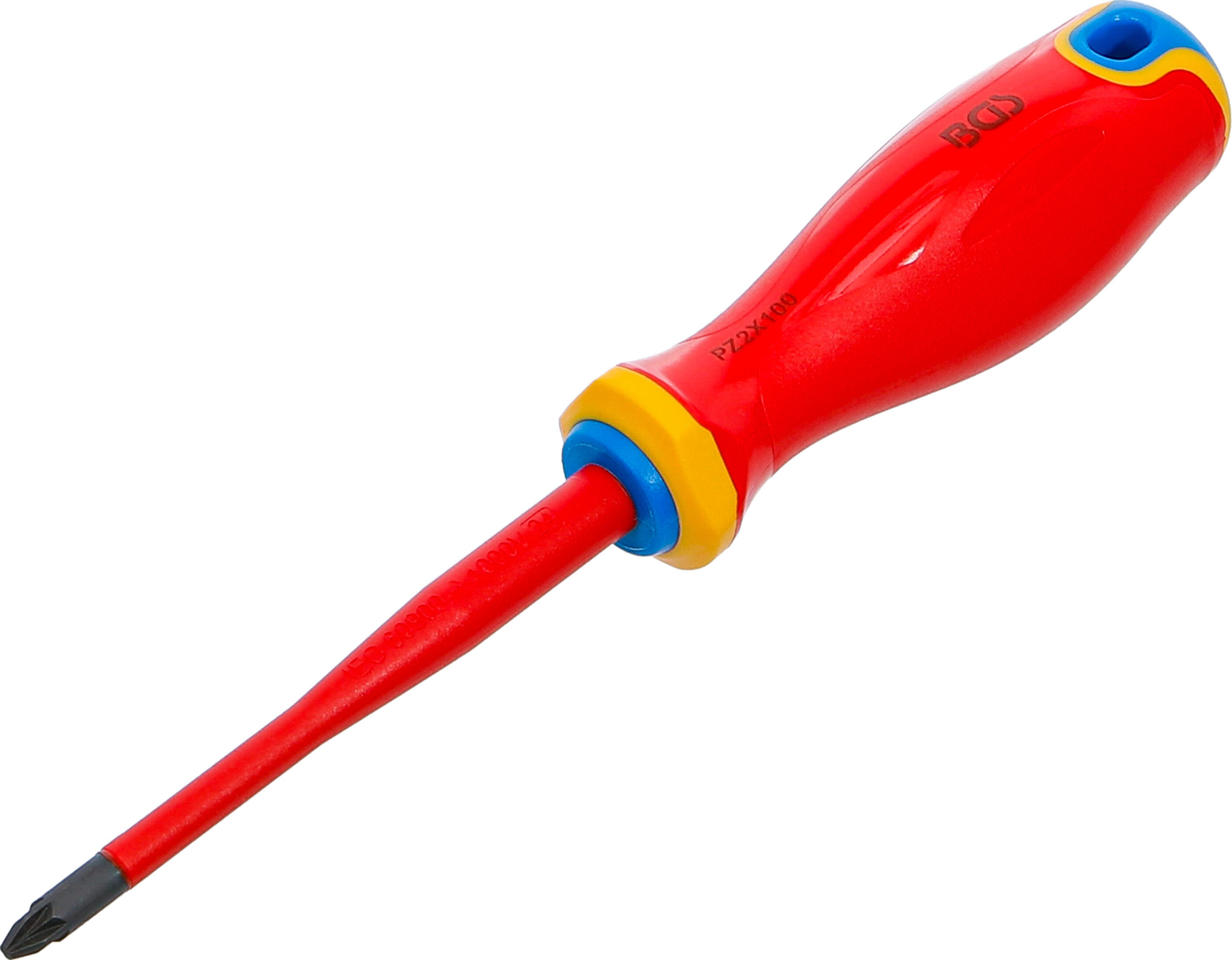 BGS technic Šroubovák VDE BGS 35863  extra tenký hrot. Křížový PZ2 (BGS1035863)