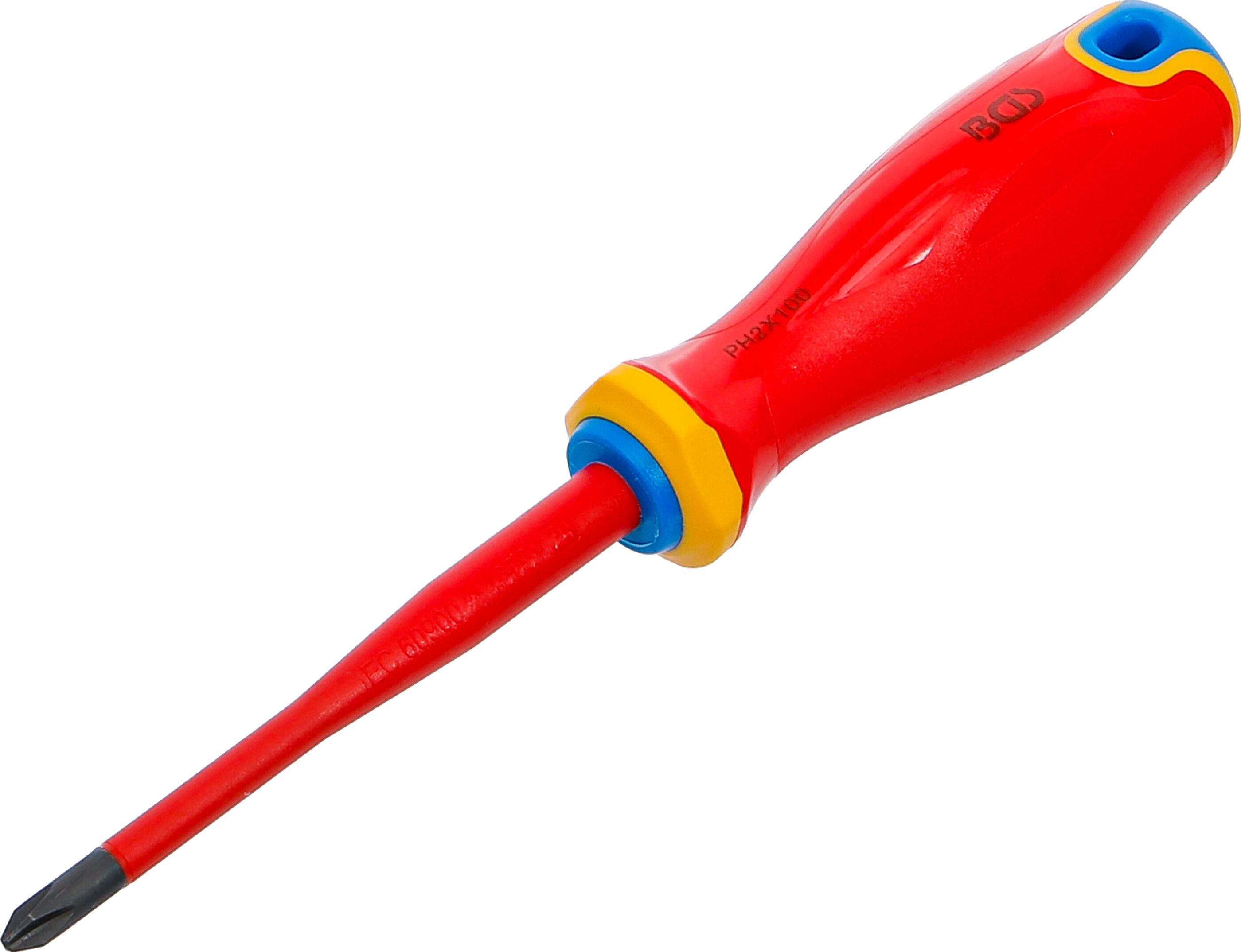 BGS technic Šroubovák VDE BGS 35860  extra tenký hrot. Křížový PH2 (BGS1035860)