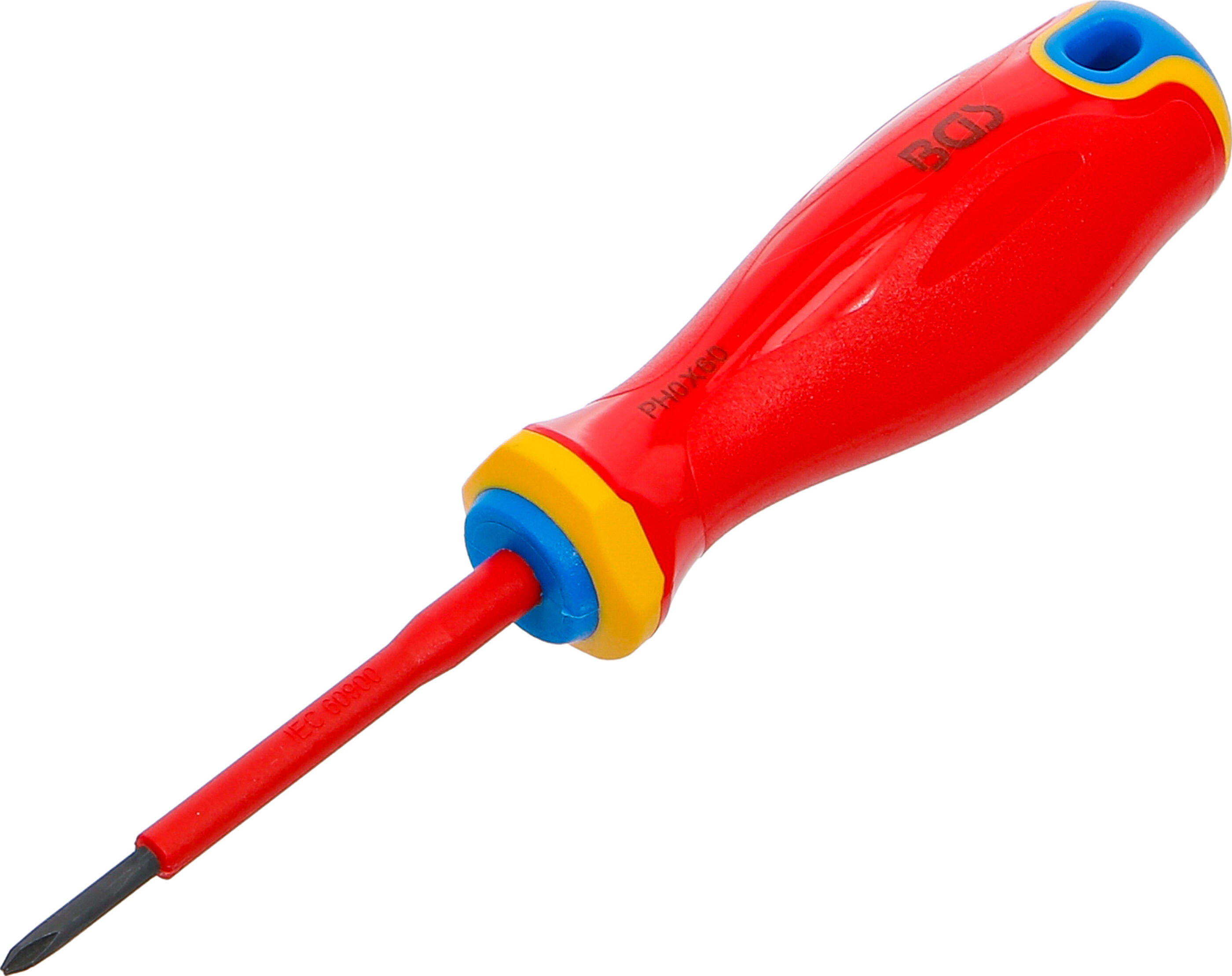 BGS technic Šroubovák VDE BGS 35858  extra tenký hrot. Křížový PH0 (BGS1035858)