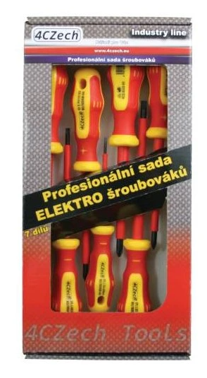 Sada šroubováků 1000V PL,PH,PZ 7-dílná S line ELEKTRO v kartonu