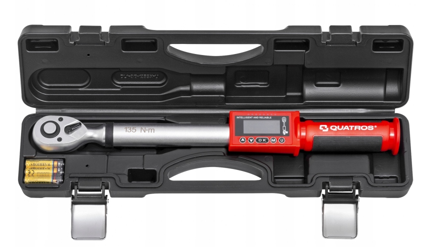 ELEKTRONICKÝ DYNAMOMETRICKÝ KLÍČ 1/2'' 6,8 - 135 Nm S ÚHLOMĚREM