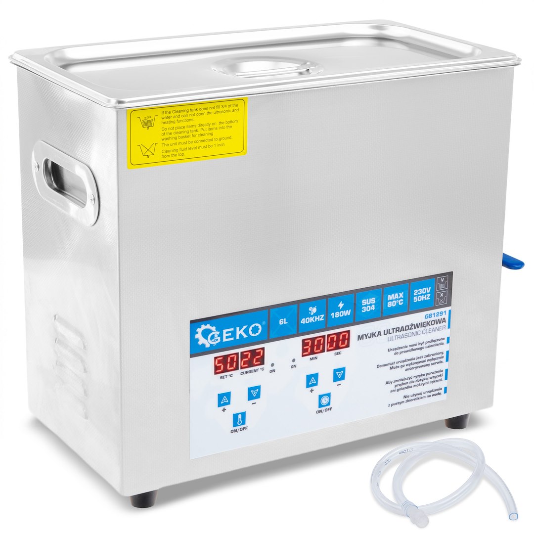 Ultrazvuková myčka 180 W, 6 l