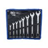 Očkoploché palcové klíče Whitworth, velikosti 1/8” až 9/16”, sada 8 ks - BGS 1199