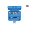Hlavice 1/2” nástrčné, palcové vel. 3/8” až 15/16”, sada 10 ks - BGS 2434 01