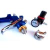 Stříkací pistole HVLP 1.4mm + redukční ventil