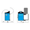 Vyvažovačka automatická TW-02 3D, 4 středicí kužely - Golemtech