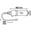 Odsávačka a plnička oleje a provozních kapalin, ruční, objem 1,5 l - VIGOR V4201 10