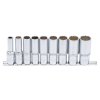 Hlavice 1/2” prodloužené 12hranné, vel. 10-24 mm, sada 9 ks - BGS 5253 03
