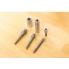 Adaptéry na gola hlavice do vrtačky, vel. 1/4”, 3/8”, 1/2”, sada 3 ks - MAGG 080087