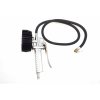 Pneuhustič s certifikátem 0-12 bar, manometr 80 mm, hadice 80 cm - OMG83