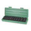 Sada úderových hlavic 1/2", prodloužené, 11 ks, 10-24 mm - JONNESWAY S03AD4111S 99