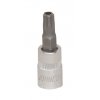 Zástrčné hlavice Torx s otvorem, 1/4", 5hranné, velikosti TS10-TS30 - JONNESWAY