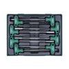 Sada nástrčných klíčů s T-rukojetí, velikost 6-13 mm, 8 ks v kazetě - D725N08SP-6