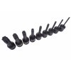 Sada zástrčných úderových hlavic TORX, 1/2", T20 - T70, 9 kusů - QUATROS QS50009