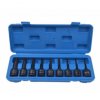 Sada zástrčných úderových hlavic TORX, 1/2", T20 - T70, 9 kusů - QUATROS QS50009