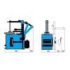 Zouvačka osobní TC-04 MAXI +, 10" - 24", automat, bezpáková, helper - Golemtech
