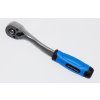 Ráčna 3/8", 72 zubů, s přepínací páčkou, vyhnutá, délka 200 mm - QUATROS QS50113