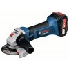 Aku úhlová bruska Bosch GWS 18-125 V-LI Professional, 2x5,0Ah, L-Boxx - 060193A30l