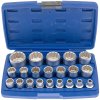 Nástrčné hlavice 1/2”, 8 - 36 mm, 12hranné, sada 21 kusů