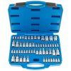 Nástrčné a zástrčné hlavice TORX, 1/4”, 3/8” a 1/2”, sada 60 ks - SATRA