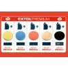 Kotouč lešticí pěnový T40 oranžový, 150 x 30 mm, suchý zip - EXTOL PREMIUM EX8803544