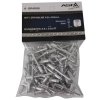 Trhací nýty hliník-ocel, 4,8 × 9,6 mm, s plochou hlavou, sada 100 kusů