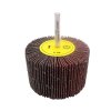 Kotouče brusné lamelové, 80x50 mm, na stopce 6 mm, různé hrubosti - korund