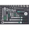 Modul - gola sada 1/4", 3/8" a 1/2", momentové klíče 2-200 Nm, 66 ks - JONNESWAY T27166SV