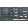 Modul pěnový - bity Imbus, TORX a XZN, sada 41 ks - JONNESWAY S29H4241KV