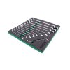 Modul pěnový - klíče očkové vyhnuté 6x7 - 30x32 mm, sada 12 ks - JONNESWAY W23112KV