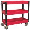 Dílenský montážní vozík - pojízdný manipulační stolek, 3 patra