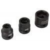 Hlavice nástrčné úderové 1/2", 10-24 mm, 6hranné extra krátké 28 mm, 15 ks na liště - ASTA
