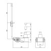 Zvedák pneumaticko-hydraulický SP30-2, 30/15t, pojízdný, dvoupístový se skládací rukojetí