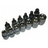 Hlavice TORX 1/2", nástrčné, zástrčné a bity, 23 dílů - ASTA
